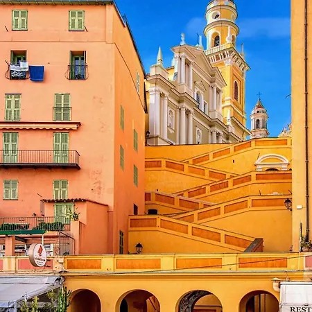 Rose 3- Climatisation-Centre Ville-Plage Menton